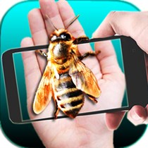 Bee on a Hand Joke logo