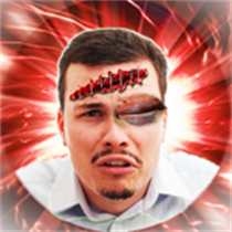 Bruised Eyes Funny Photo logo