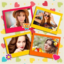 Edit Photo with Square Frames logo