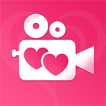 Love video maker with music logo