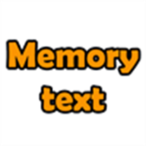 Memory text logo