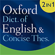 Oxford dictionary of English and Thesaurus logo