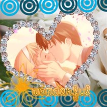 Photo Frame: Love logo