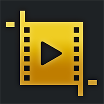 Square fit photo video editor logo