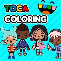 Toca Coloring Book World logo