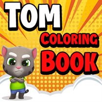 Tom Cat Coloring Book logo