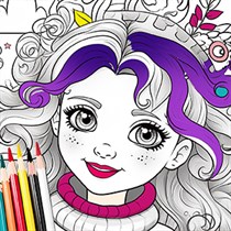 Colorful Creations: Digital Coloring Book logo