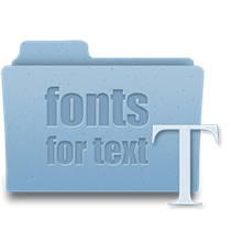fonts for text logo